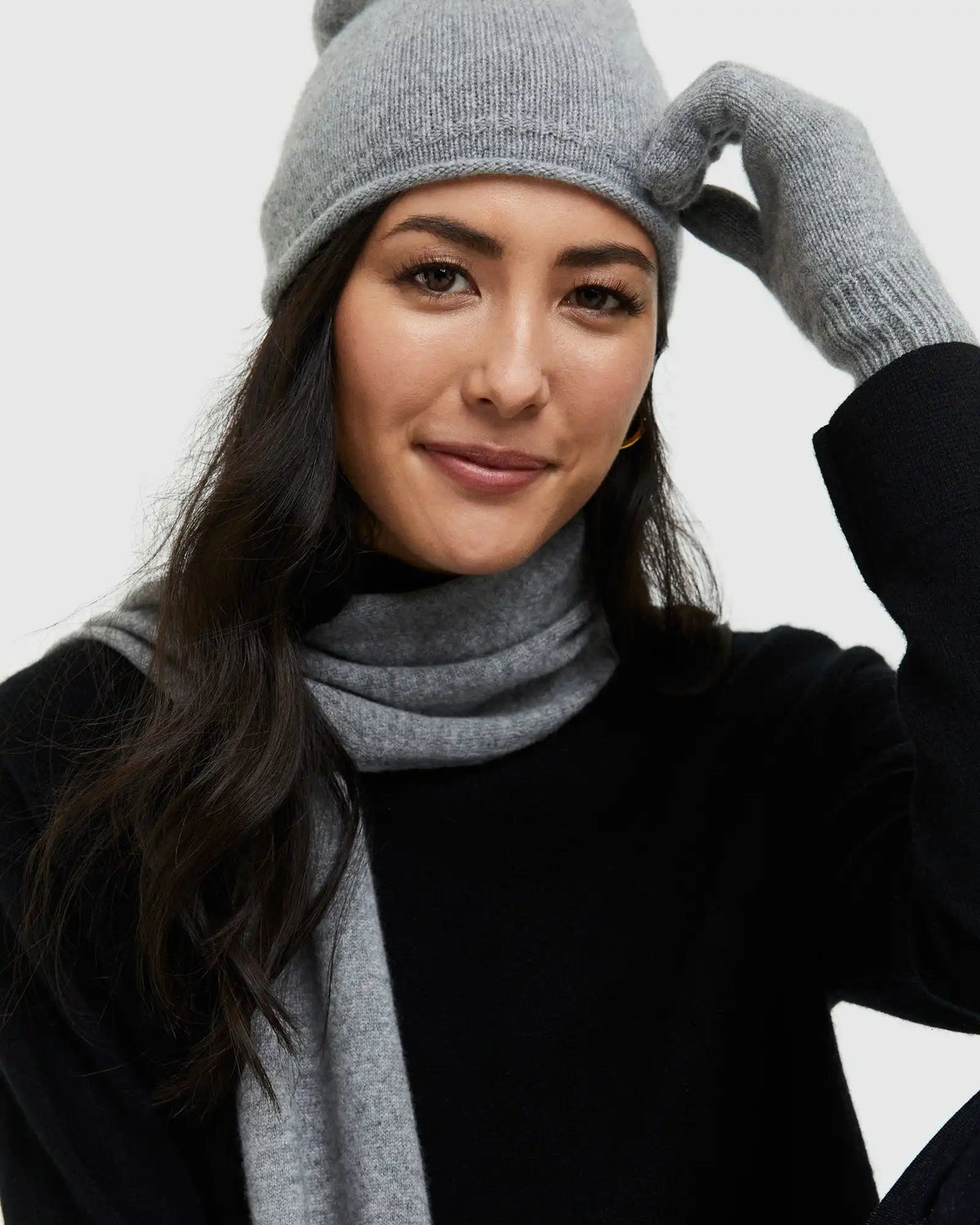 Mongolian Cashmere Slouchy Beanie