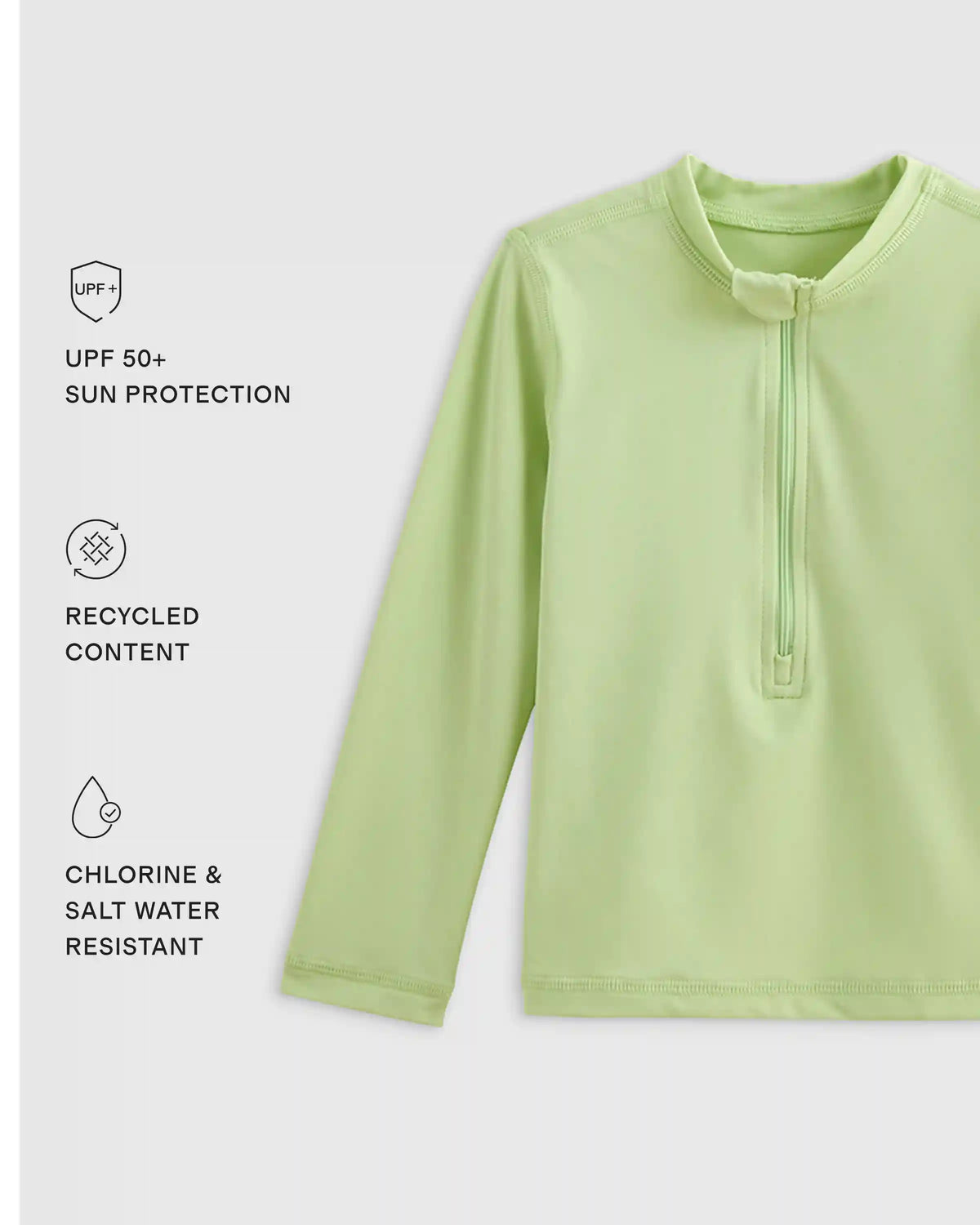 Long Sleeve Zip-Up Rash Guard