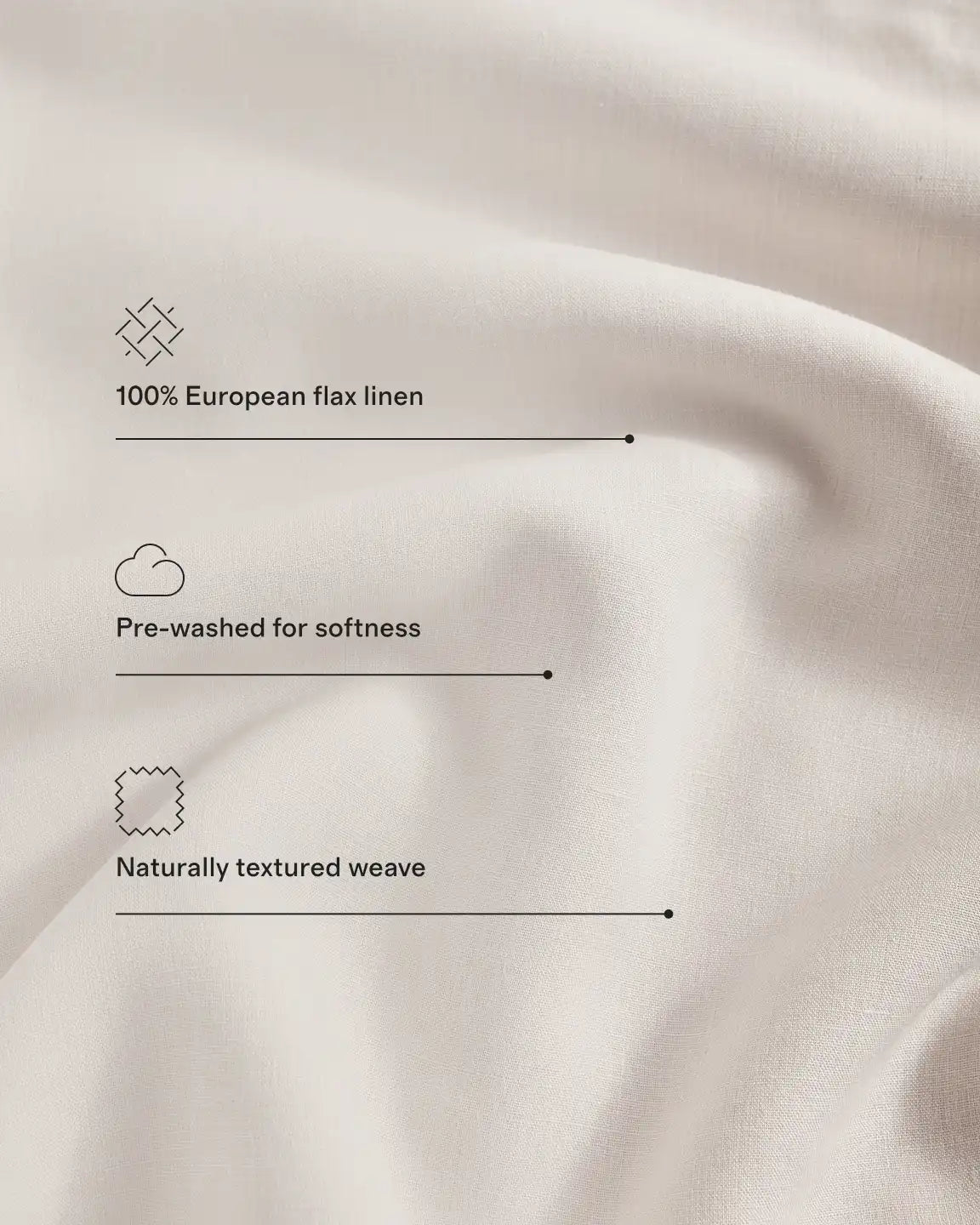 European Linen Stripe Sham Set