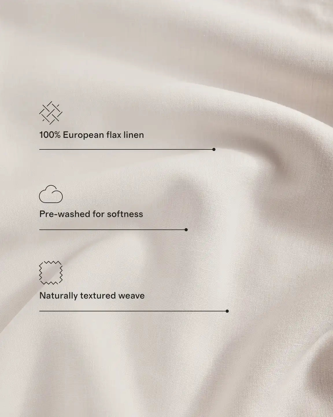 European Linen Chambray Fitted Sheet Set
