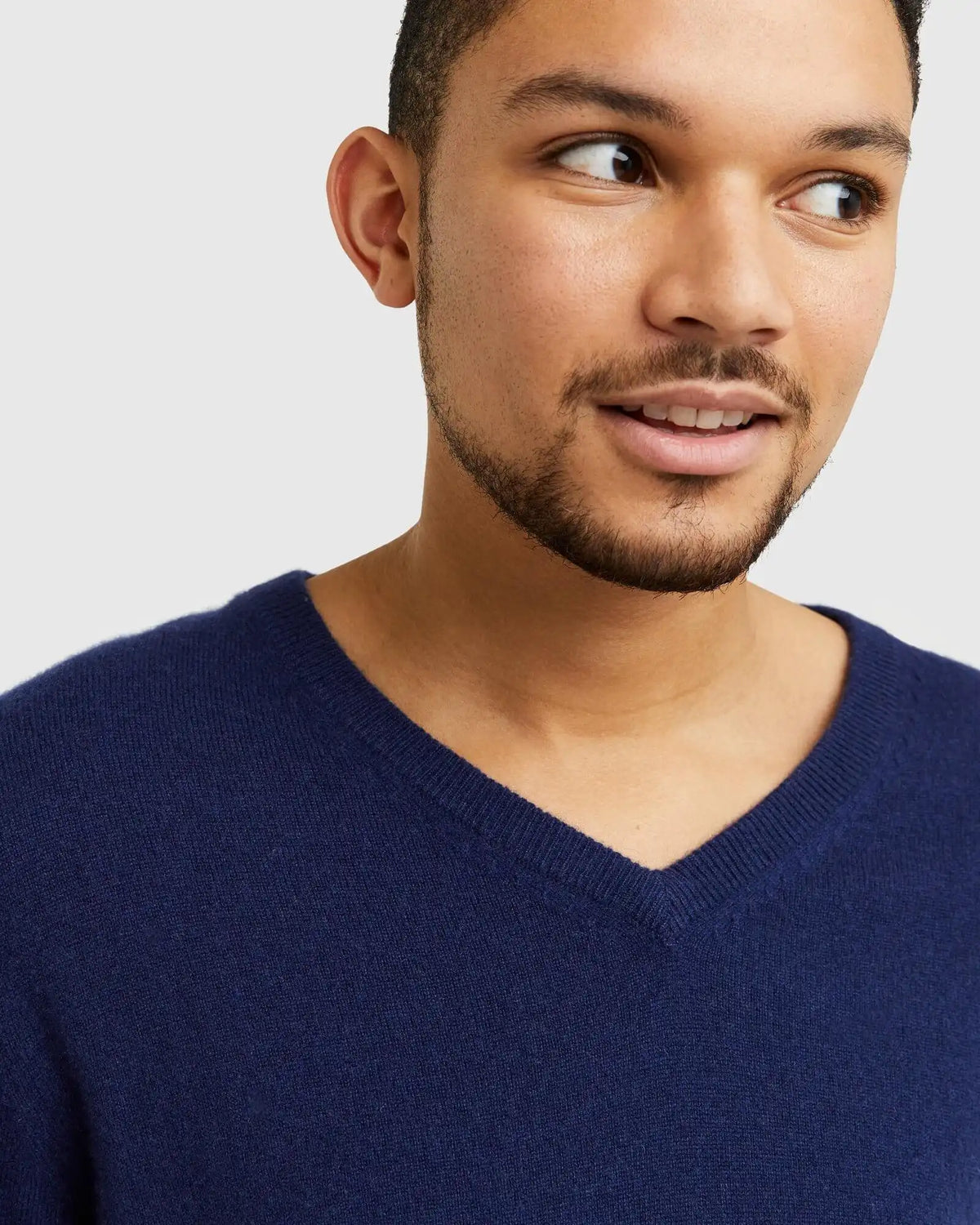 Mongolian Spring Cashmere V-Neck Sweater