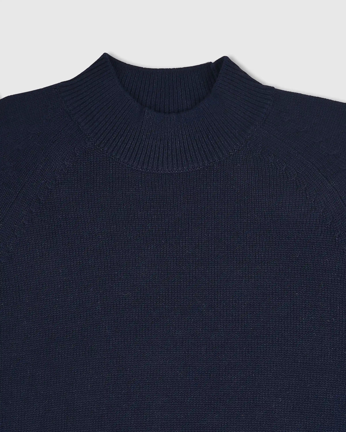 100% Organic Cotton Mock Neck Sweater