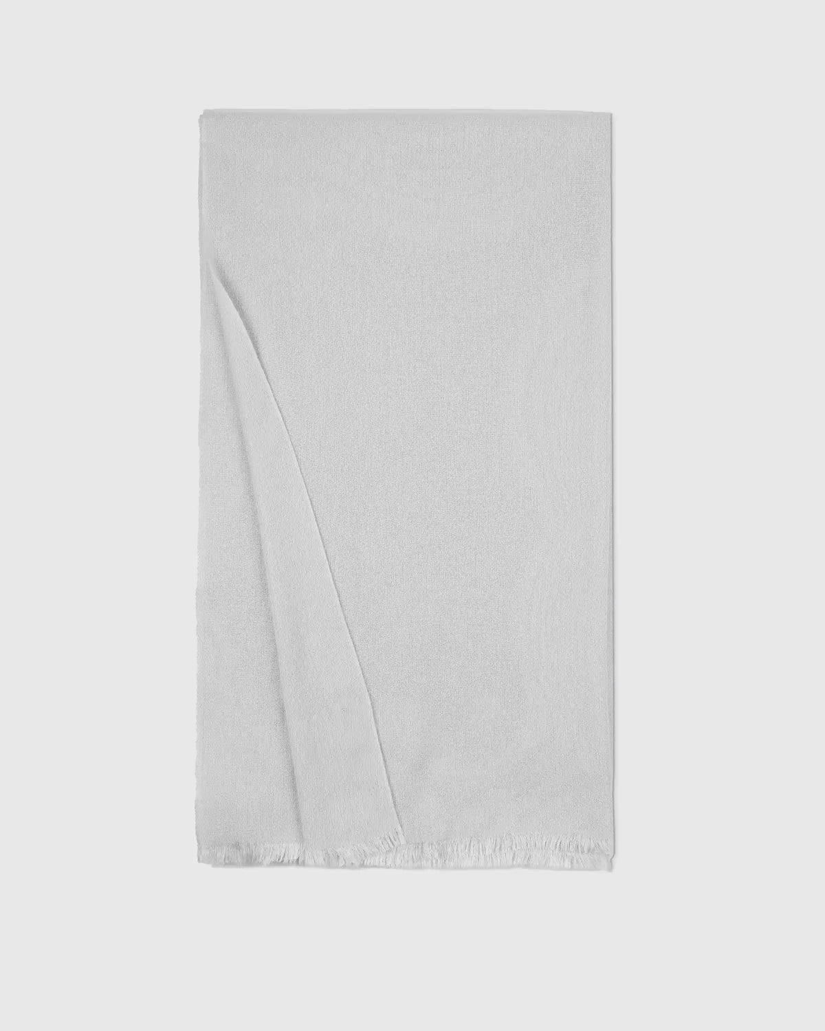 Featherweight Cashmere Silk Frayed Edge Scarf