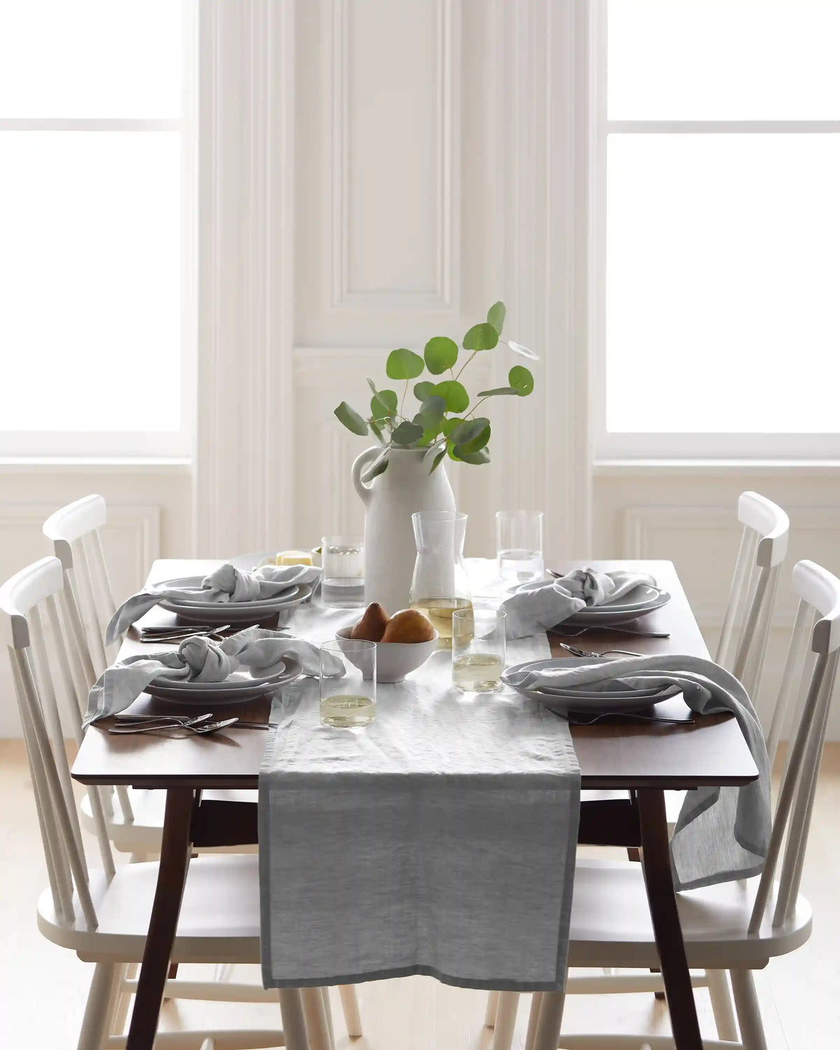 European Linen Table Runner