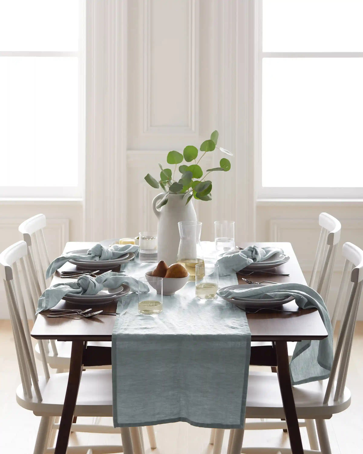 European Linen Table Runner